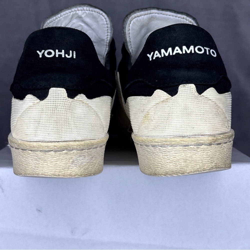 Adidas Y-3 Super Takusan Black White Designer Sneakers Mens Size 11.5 - Picture 4 of 6